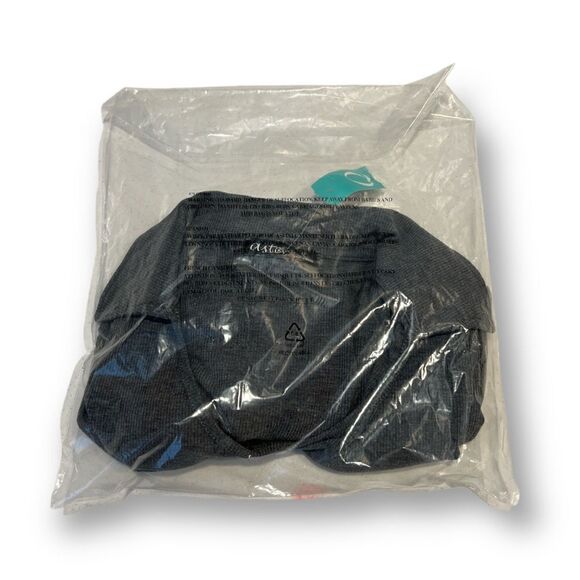 Aster Women’s Cropped Gray Top Polo Tee Size Small  NWT - Picture 6 of 6